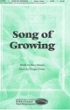 Song of Growing SATB and Flute Chorpartitur