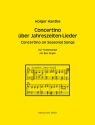 Concertino ber Jahreszeiten-Lieder fr Truhenorgel