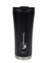 Kaffee-to-go Thermobecher: Gitarre (Edelstahl / doppelwandig ) 0,5L