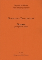 Sonate pour piano and violon (Piano performance score & part) Strings with piano Piano Performance Score & Violin part