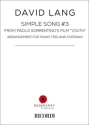 Simple Song #3 Piano Trio and Soprano Voice Set