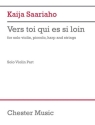 Vers toi qui es si loin (solo part) Violin, Piccolo, Harp and Strings Part