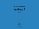 Monadologie IX-The Anatomy of Desaster String Quartet Set