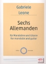 6 Allemanden f�r Mandoline und Gitarre Spielpartitur