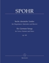 6 deutsche Lieder op.103 f�r hohe Singstimme, Klarinette und Klavier