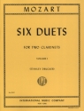 6 Duets vol.1 for 2 clarinets parts