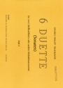 6 Duette Band 2 (Nr.4-6) f�r 2 Altblockfl�ten Spielpartitur