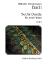 6 DUETTE BAND 2 (NR.4-6) f�r 2 Fl�ten Spielpartitur