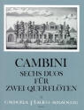6 Duos op.11  f�r 2 Fl�ten Spielpartitur