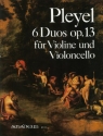 6 Duos op.13 f�r Violine und Violoncello Stimmen