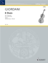 6 Duos op. 4 f�r 2 Violoncelli Spielpartitur