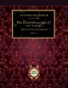 6 Exercices op.27 for guitar
