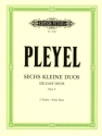 6 kleine Duos op.8 f�r 2 Violen Stimmen