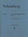 6 kleine Klavierst�cke op.19 f�r Klavier