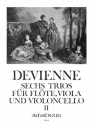 6 konzertante Trios Band 2 (Nr.4-6) f�r Fl�te, Viola und Violoncello