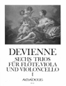 6 konzertante Trios Nr.1-3 f�r Fl�te, Viola und Violoncello