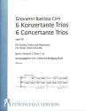 6 Konzertante Trios op.18 Band 1 (Trios 1-3) f�r Violine, Viola und Violoncello Partitur und Stimmen (en/dt)