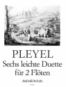 6 leichte Duette f�r 2 Fl�ten Spielpartitur