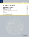 6 leichte Duette op.17 Band 2 (Nr.4-6) f�r 2 Altblockfl�ten (Sblfl, Fl, Ob) Spielpartitur
