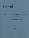 6 leichte Duos op.48 f�r 2 Violinen Partitur und Stimmen