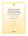 6 leichte Variationen G-Dur WoO 77 f�r Klavier