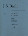 6 Partiten BWV 825-830 f�r Klavier (ohne Fingersatz) Urtext-Ausgabe