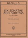 6 Sonatas and partitas BWV1001-1006 for violin solo