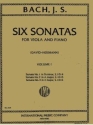 6 Sonatas vol.1 (nos.1-3) for viola and piano