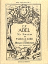 6 Sonatas vol.1 (nos.1-3) for violin, cello and bc