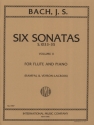 6 Sonatas vol.2 (nos.3-6) (BWV1033-1035) for flute and piano