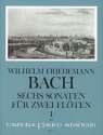 6 Sonaten Band 1 (Nr.1-3) f�r 2 Fl�ten Stimmen