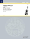 6 Sonaten Band 1 (Nr.1-3) f�r 2 Violinen und Bc