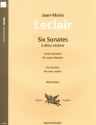 6 Sonaten f�r 2 Violinen Stimmen