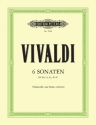 6 Sonaten f�r Violoncello und Bc