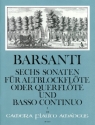 6 Sonaten op.1 Band 1 (Nr.1-3) f�r Altblockfl�te (Fl�te) und Bc