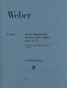 6 Sonaten op.10 f�r Violine und Klavier