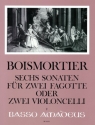 6 Sonaten op.14 f�r 2 Fagotte (Violoncelli) Spielpartitur