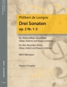 6 Sonaten op.2 Band 1 Nr.1-3 f�r Altblockfl�te und Bc