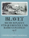 6 Sonaten op.2 Band 1 (Nr.1-3) f�r Fl�te und Bc