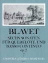 6 Sonaten op.2 Band 2 (Nr.4-6) f�r Fl�te und Bc