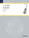 6 Sonaten op.2 f�r 2 Violoncelli Spielpartitur