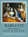 6 Sonaten op.3 f�r Fl�te (Oboe) unc Bc