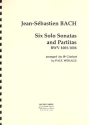 6 Sonaten und Partiten BWV1001-BWV1006 f�r Klarinette
