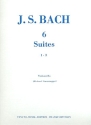 6 Suiten Band 1 (Nr.1-3) BWV1007-1009 f�r Violoncello solo 