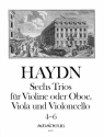 6 Trios Band 2 (Nr.4-6) f�r Violine (OB), Viola und Violoncello Stimmen