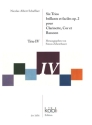 6 Trios brillants et faciles op.2- Trio no.4 pour clarinette, cor et bassoon partition et parties