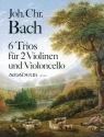 6 Trios f�r 2 Violinen und Violoncello Stimmen