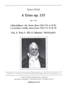 6 Trios op.133 Band 1 (Nr.1-3) f�r 3 Blockfl�ten (ATB) 3.Stimme Bassblockfl�te