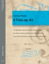 6 Trios op.83 Band 1 (Nr.1-3) f�r 3 Fl�ten (Fl�te, Violine, Viola) Partitur und Stimmen