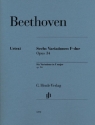 6 Variationen F-Dur op.34 f�r Klavier